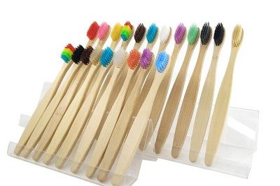 Organic wholesale bamboo charcoal disposable toothbrush (4)
